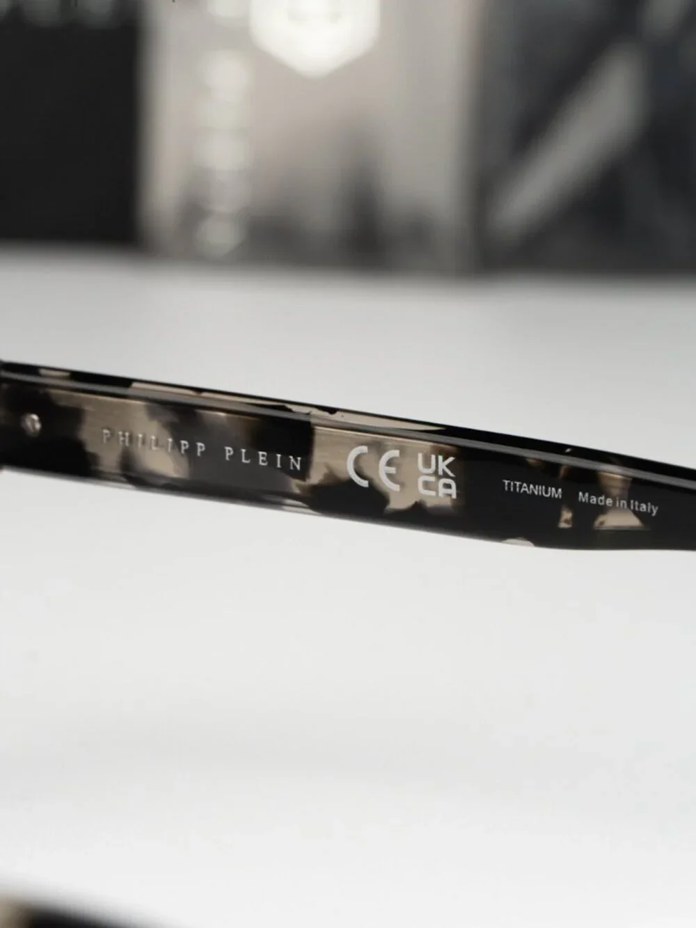 Philipp Plein Men Sunglasses Palladium Grey Silver Mirror Pilot SPP077V 523X NEW